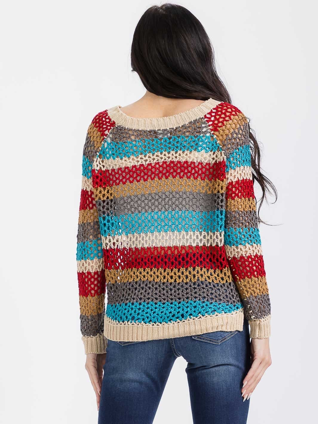 Carnival Stripe Pullover Sweater