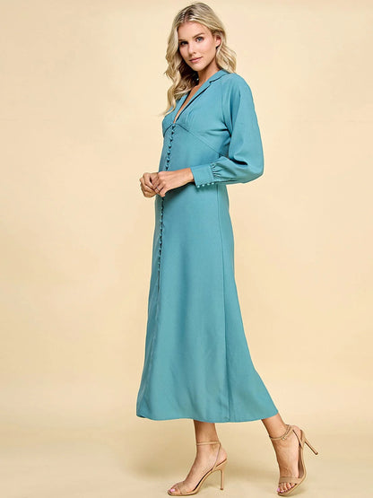 Celeste Elegance Midi Dress