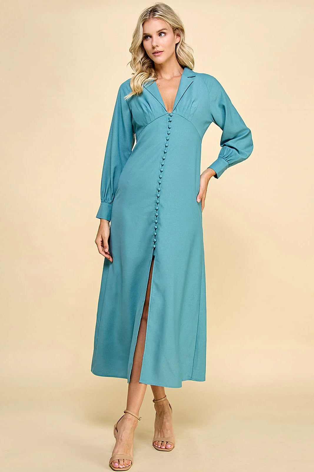 Celeste Elegance Midi Dress