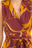 Sunset sangria maxi flow dress