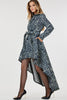 The Selene high-low waist-defining dress