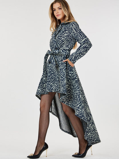 The Selene High-Low Belted Dress