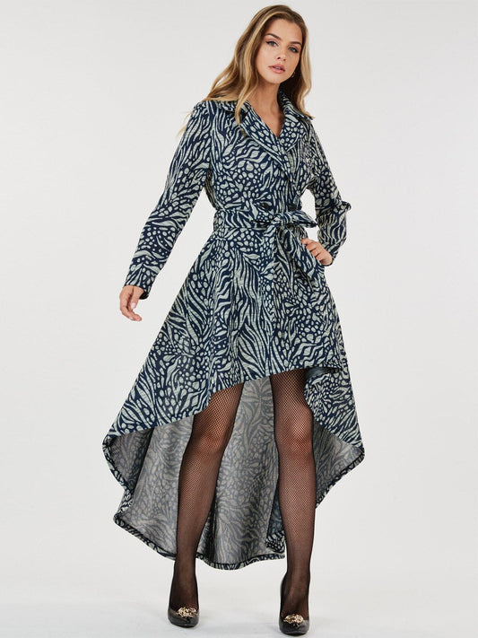 The Selene High-Low Belted Dress