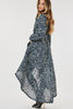 Selene belted dress elegant silhouette