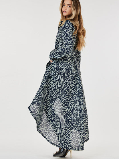 The Selene High-Low Belted Dress