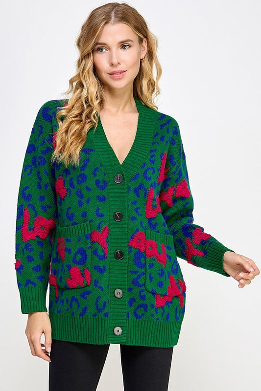 Untamed Love Knit Sweater Cardigan