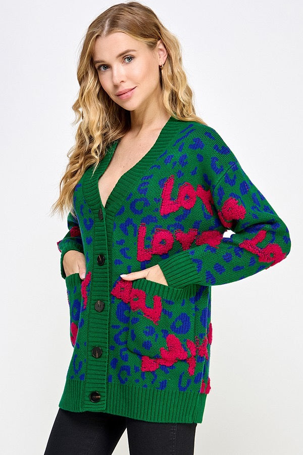 Untamed Love Knit Sweater Cardigan