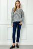 Zen Wave oversize sweater front view