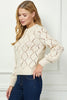 Diamond Whisper sweater side view