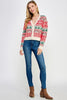 Christmas knit sweater back view