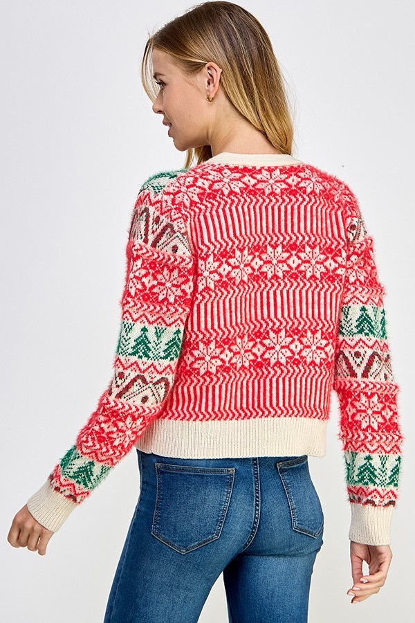 Nordic Noel Christmas Knit Sweater