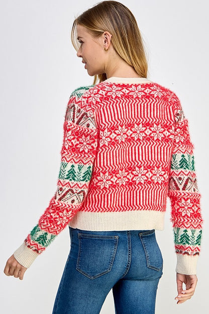 Nordic Noel Christmas Knit Sweater