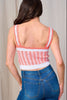 Crochet tank top casual resort wear