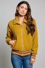 Sherpa bomber jacket back view