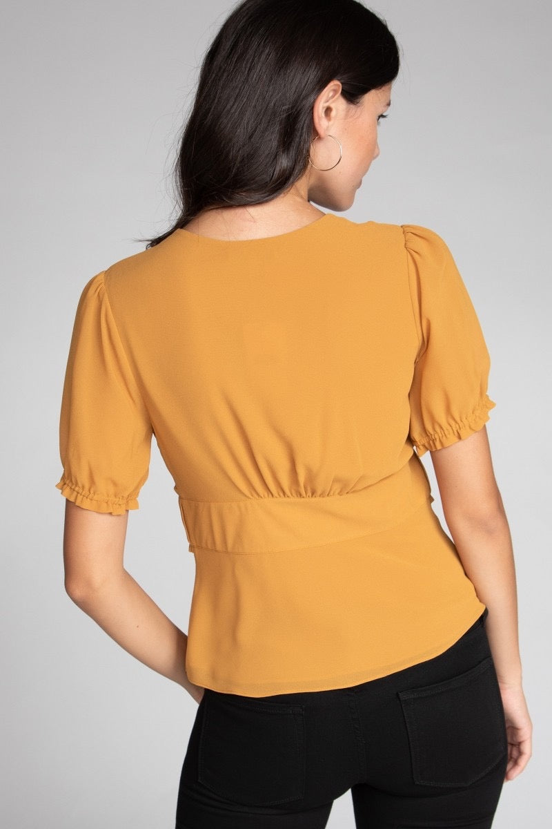 Cinch & Flow Pintuck Blouse