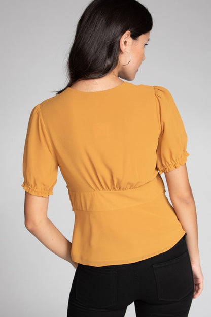 Cinch & Flow Pintuck Blouse
