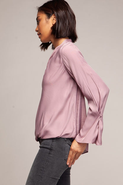 Mystic Mauve Petal Drift Blouse