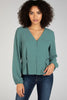 Velour Valley peplum blouse side view