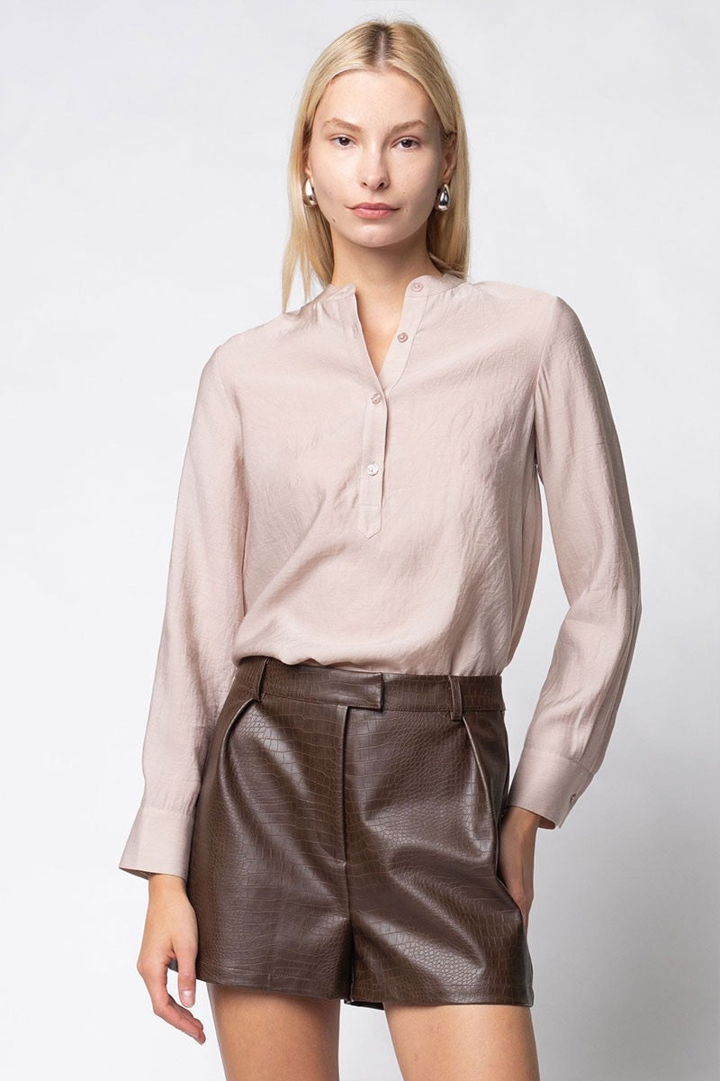 Soft Structure Henley Shirt