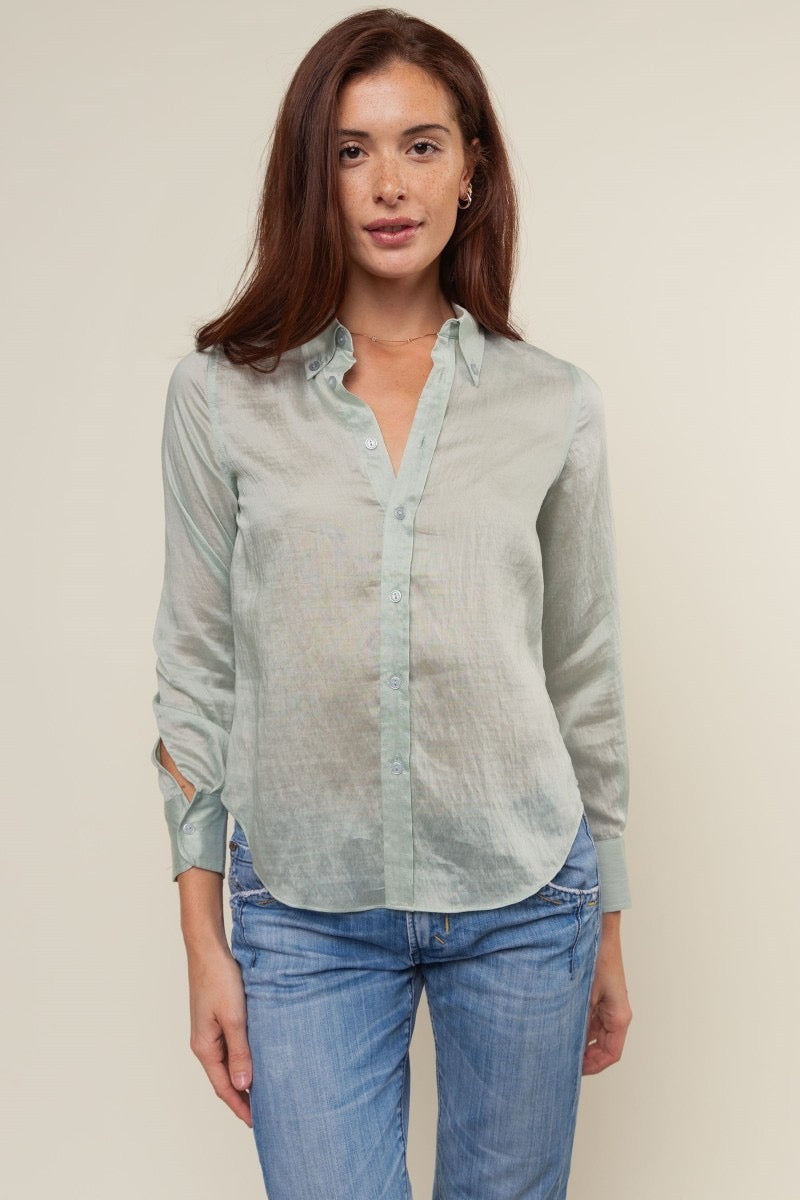 Modern Sheen Collard Shirt