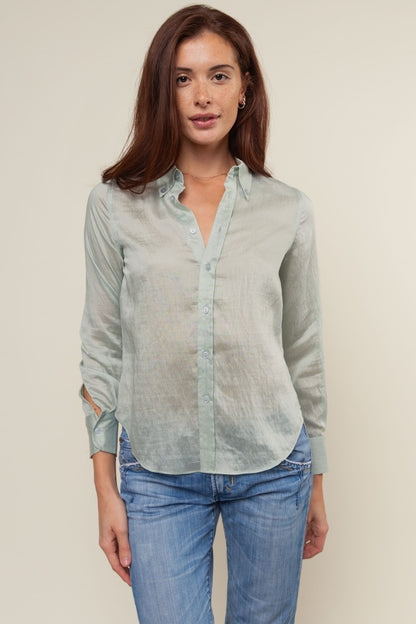 Modern Sheen Collard Shirt