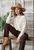 Eleve classic cotton poly fedora hat
