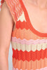 Flamingo Coast knit midi dress with V-neck