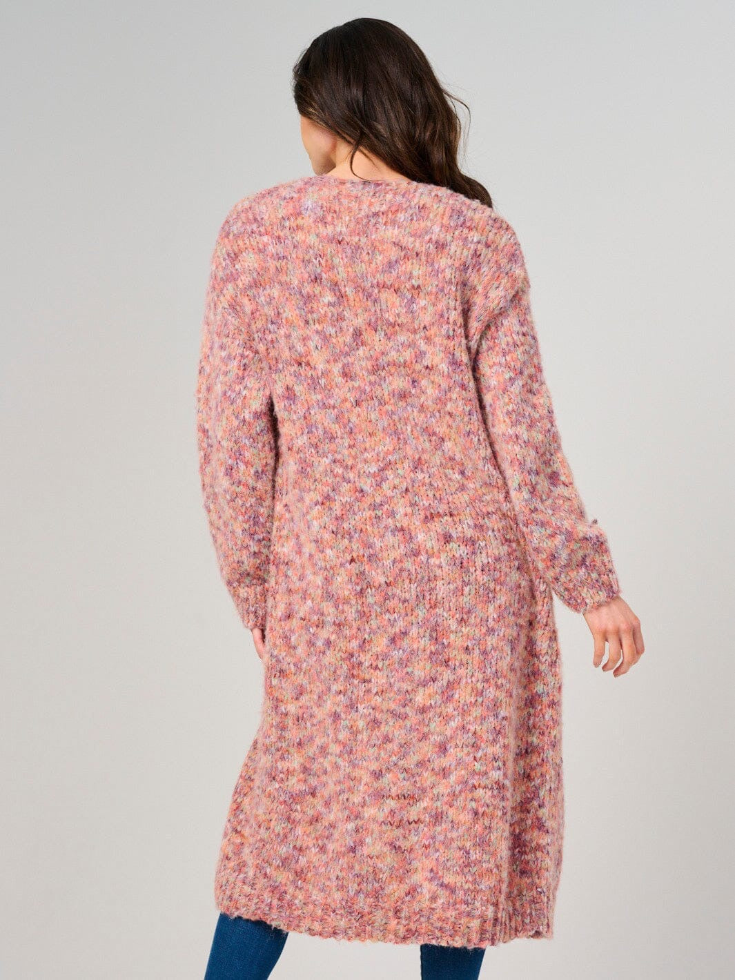Confetti Clouds Front Pocket Cardi