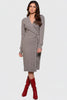 Celine knit wrap dress side view