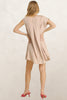 Sandstone swing pleated dress