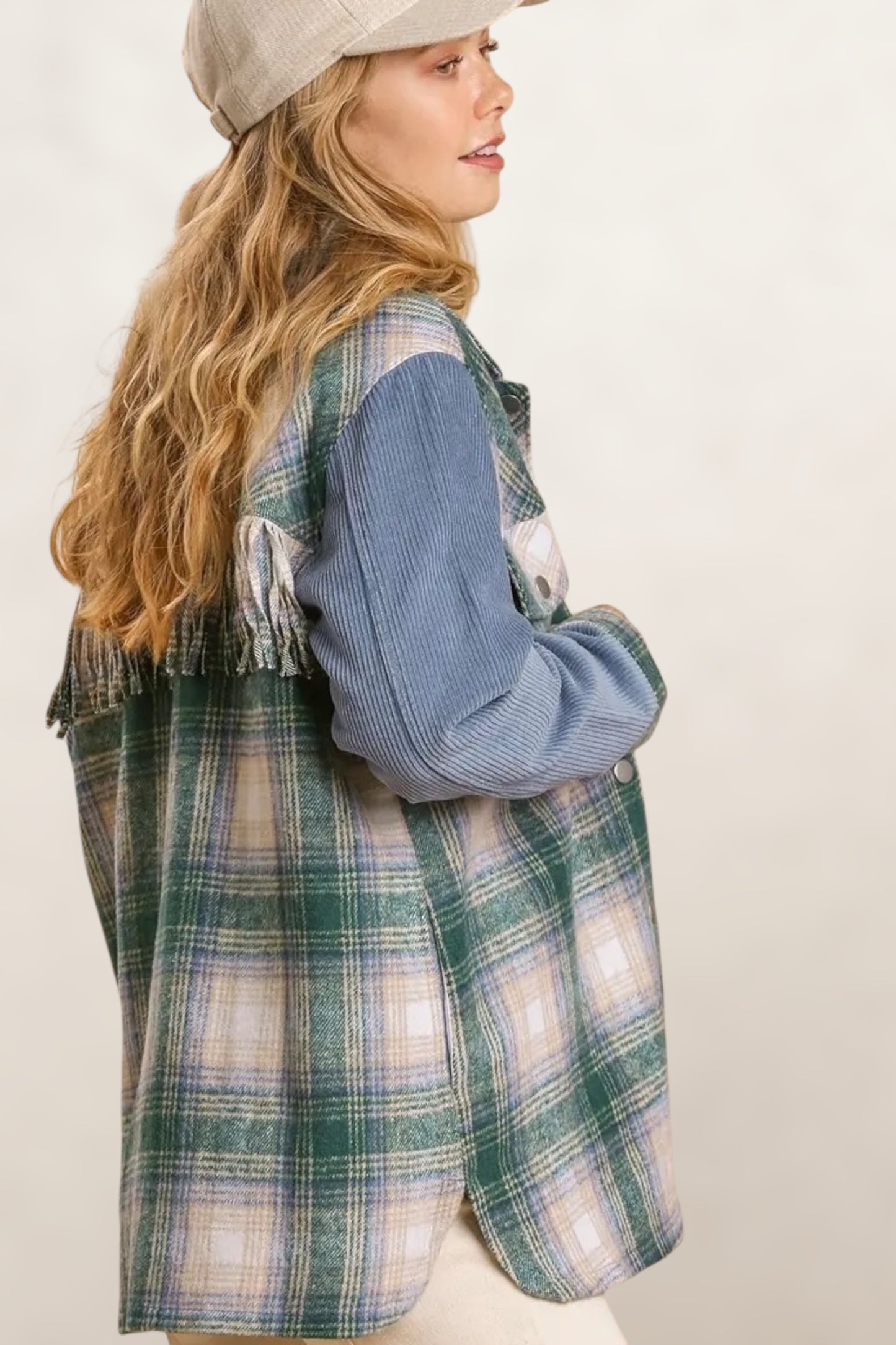 Urban Fringe Outrider Plaid Shacket