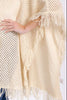 Luna cotton poncho front view