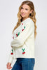 Cherry Bombshell knit sweater