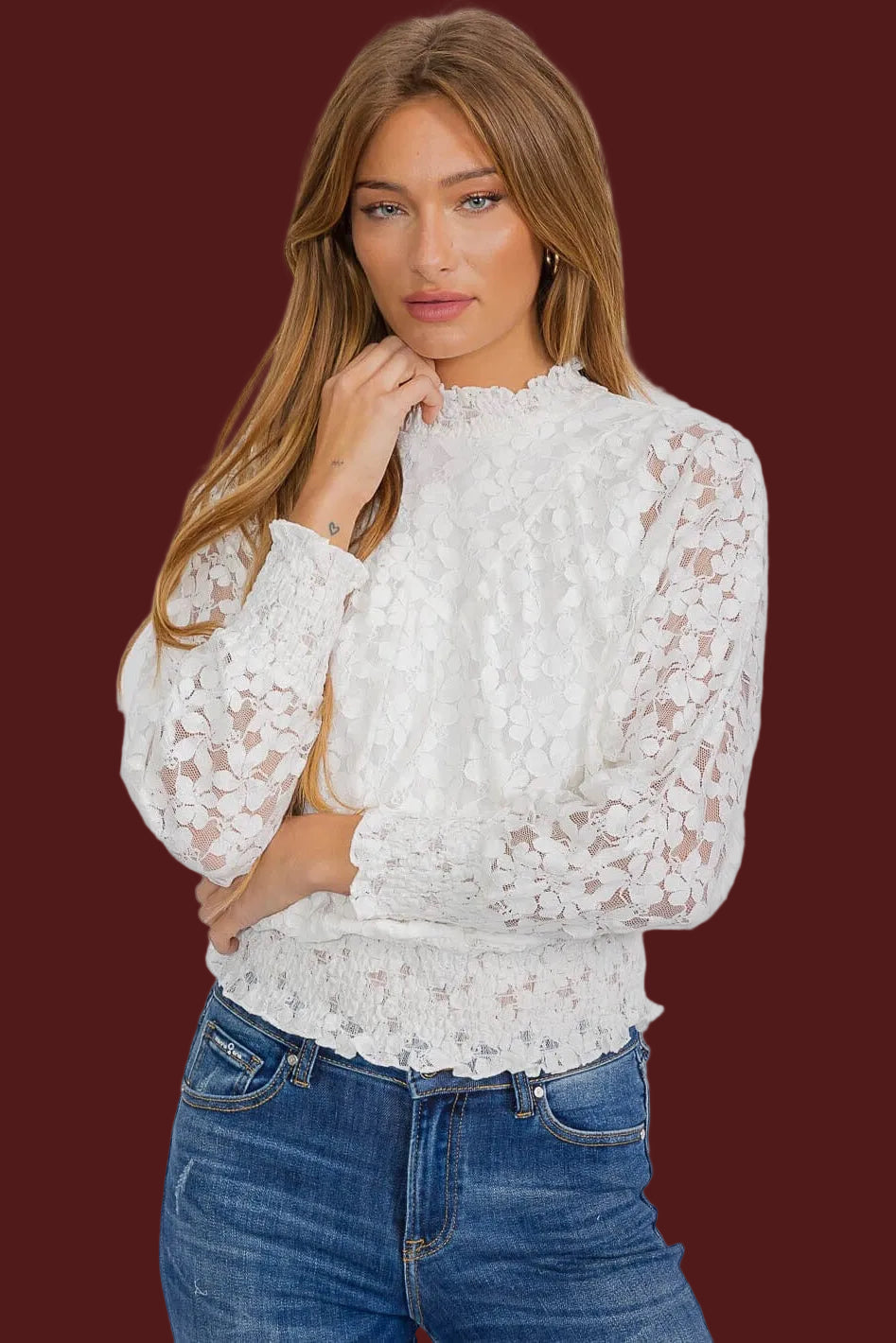 Victorian Muse Lace Blouse