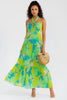 Bora Bora Breeze open back smock tiered maxi dress
