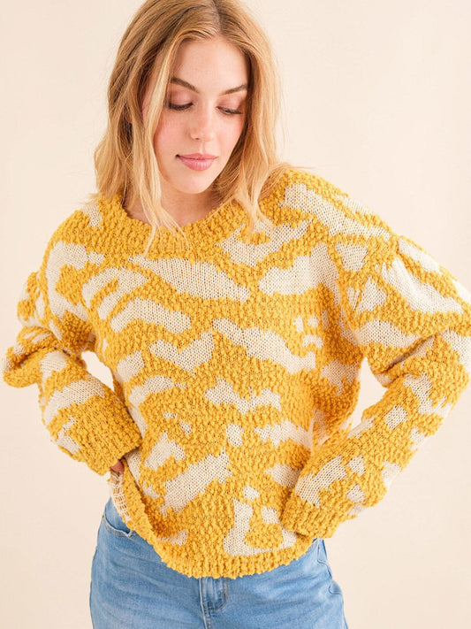 Marigold Mirage Pullover Sweater