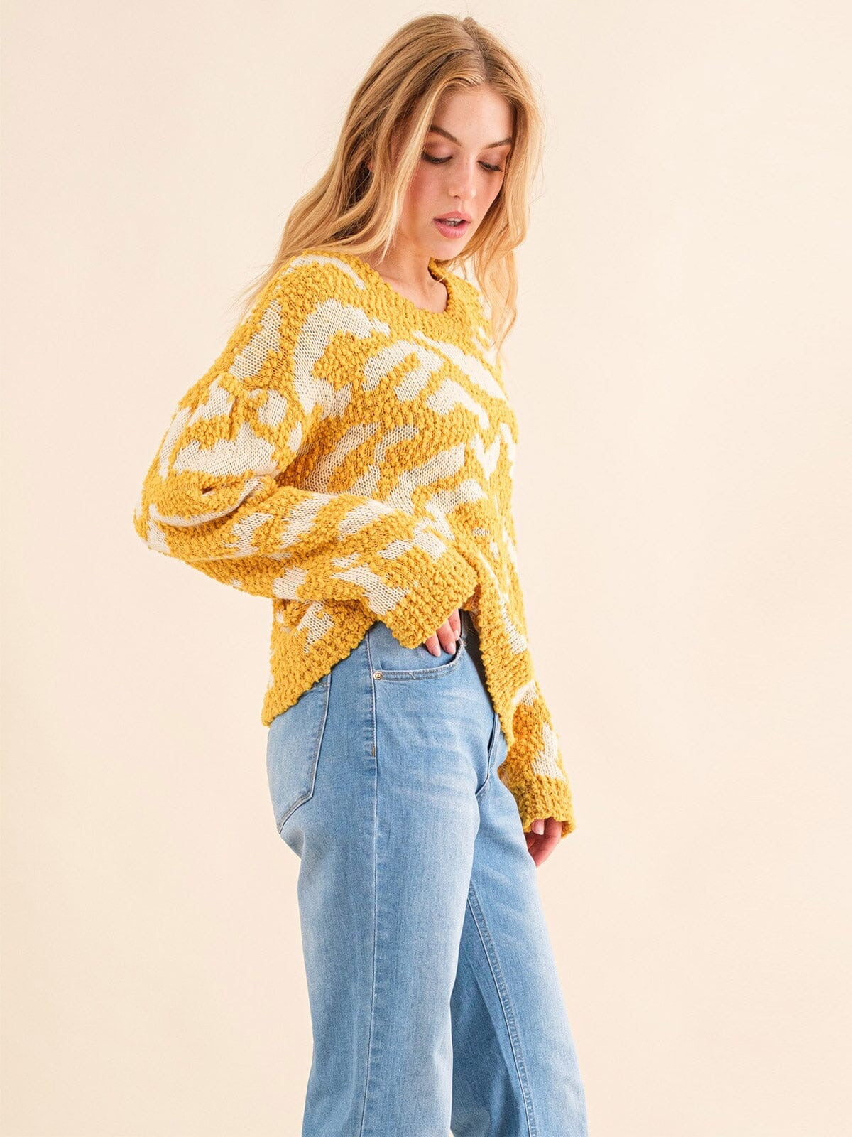 Marigold Mirage Pullover Sweater