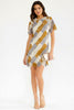 Sienna crochet bodycon mini with mosaic pattern