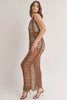 Resort shredded knit maxi dress