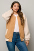 Off Duty sherpa jacket side view