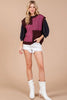 Bold colorblock vest back view