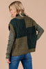 Colorblock vest in mixed vivid hues