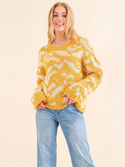 Marigold Mirage Pullover Sweater