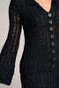 Riviera crochet set with knit top and mini skirt