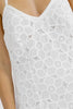 Crochet bodycon midi dress with halter neckline