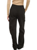 Utility cargo pants in black, relaxed fit view