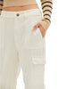 Sleek black cargo pants, outfit coordination view