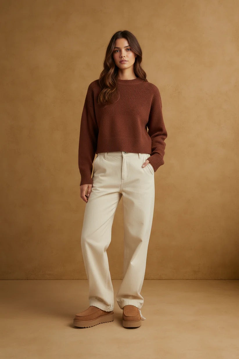 Streetwear Parachute Twill Cinched Hem Pants