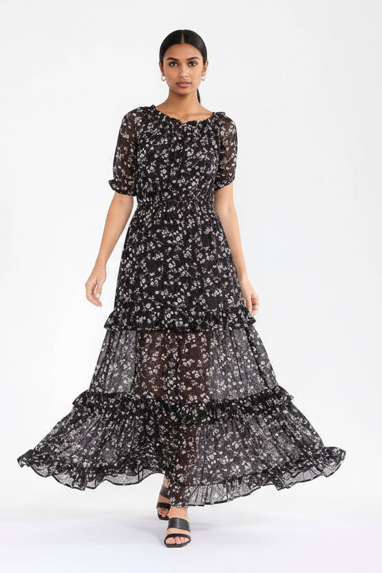 The Wildwood Romance Floral Maxi Dress