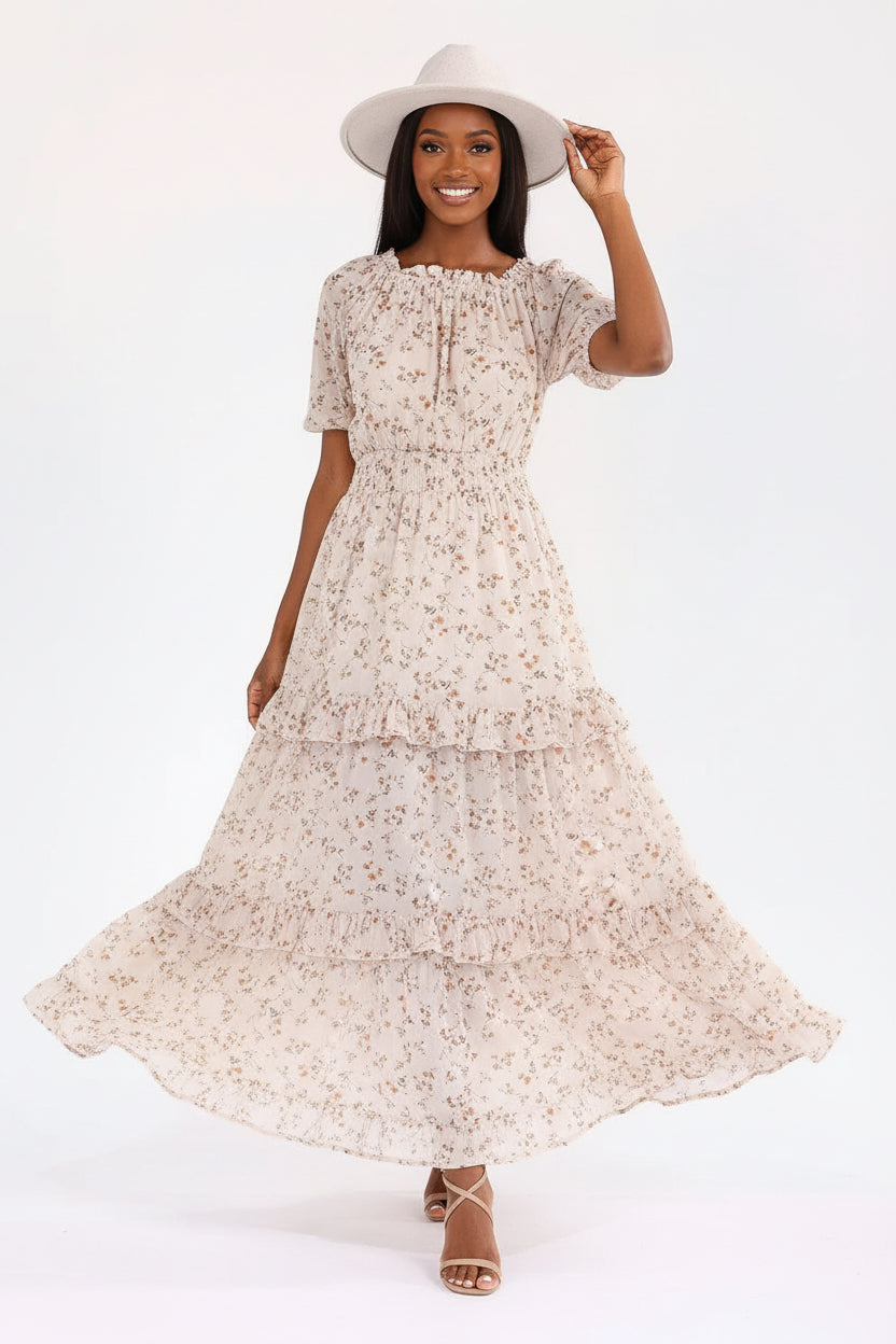 The Wildwood Romance Floral Maxi Dress
